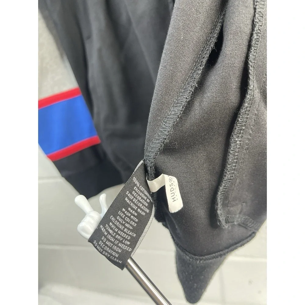 Hudson Outerwear NASA zip-up Black Jacket Embroidered‎ Patches NWT Size XL